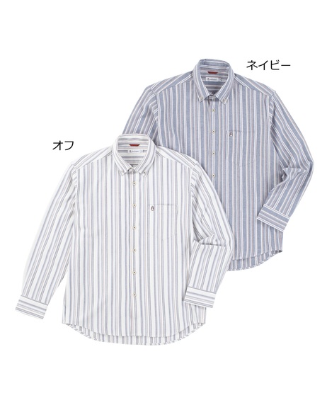 ＼嬉しい特典付き／WEB限定【半年に1度のギフトセレクション】両面起毛ストライプB Dシャツ