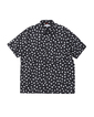 【JAPAN FABRIC】リップルペイントドットプリントシャツ
