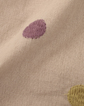 カラー水玉刺繍シャツブラウス