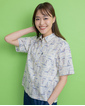 【JAPAN FABRIC】リップルマリンモチーフPTシャツ