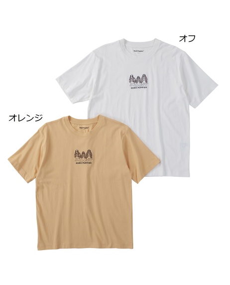 胸刺しゅう半袖Tシャツ