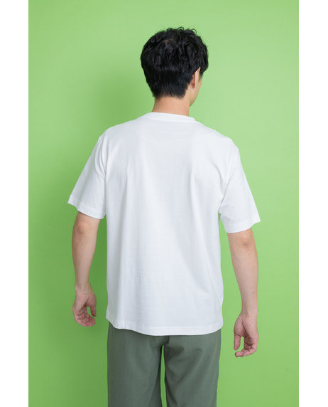 胸刺しゅう半袖Tシャツ