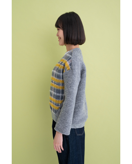 ＼タイムセール／【WEB限定】<br>《期間限定!! ～11/5 Tue.13時迄》<br>【MADE IN JAPAN】ウールシャギーチェックＰＯ